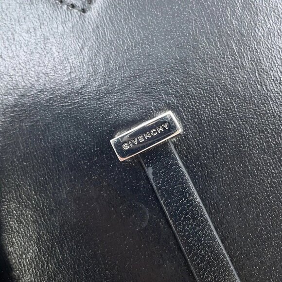 Givenchy Cutout Phone Holder Shoulder Bag Size Mini Leather Black - Picture 14 of 15